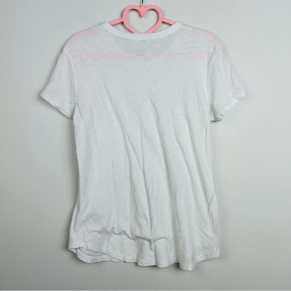 Standard James Perse White Crew Neck Tee Shirt Size 3 - Picture 6 of 7